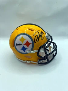 JOEY PORTER JR Pittsburgh Steelers SIGNED Autographed Speed Mini HELMET PSA COA - Picture 1 of 2