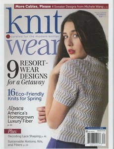 Knit Wear Magazine Spring Summer 2018 Interweave - 20 Knitting Patterns - Women - Picture 1 of 22