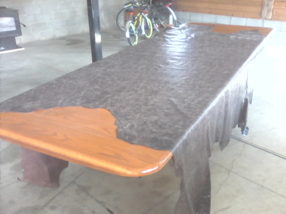 A Cuero Piel de Vaca Piel de Vaca Completa Capri Málaga Cuero Marrón Piel de Vaca Tapicería  Foto 1 de 4