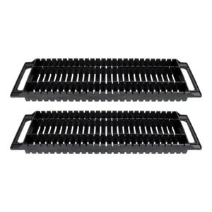 2 Pcs Antistatic Bar Bracket Static Frame Pcb Rack Pcb Handling Trays - Bild 1 von 12