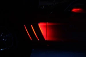 C6 CORVETTE GRAND SPORT COLOR CHANGING RGB FENDER COVE LIGHTING KIT KEY FOB SYS. - Picture 1 of 4