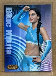 Blue Nikita 2017 Stardom Wrestling Rookie #87 SP RC Her 1 & Only Card Ever Made - Picture 1 of 2