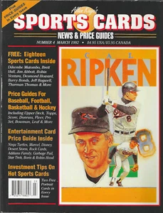 Allan Kaye's Sports Cards News & Price Guide (March 1992) Cal Ripken, Jr. cover - Picture 1 of 10