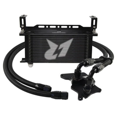 For Mini Cooper S R56 Oil Filter Adapter + 19 Row Oil Cooler w/Bracket Hose Kit - Image 1 of 4