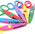 UCEC 6 Colorful Decorative Paper Edge Scissor Set, Great for Teachers, Crafts, S