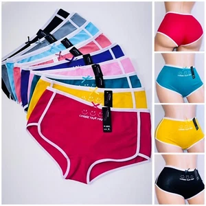 6-12 Boxer Briefs Sexy Women's Underwear Panties Boyshorts SHORTIE SHORT 8523 - Picture 1 of 21