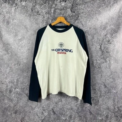 Camiseta The Offspring Splinter 2004 Vintage Manga Larga Banda de Rock Blanca Talla M Foto 1 de 4