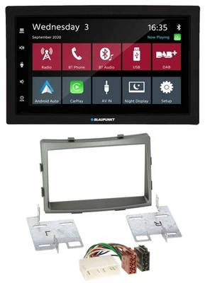 Blaupunkt DAB Bluetooth USB MP3 2DIN Autoradio für SSangYong Rodius ab 2013 - Bild 1 von 4