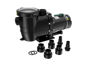Bomba de piscina de doble voltaje Oswerpon 2 HP - 6900 GPH, autocebante, por encima/al suelo NUEVO - Imagen 1 de 6
