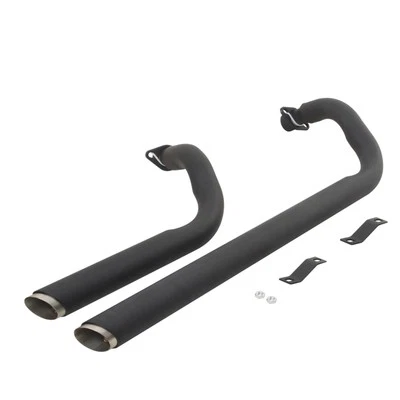 For Honda Shadow 750 VT 750 VT400 Black Shortshots Staggered Exhaust Pipe Kit - Image 1 of 4