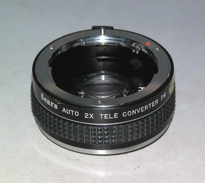 Tele convertidor automático Sears 2X montaje Pentax PK (Japón) Foto 1 de 4