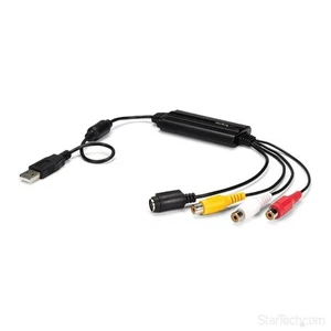 StarTech.com USB Video Capture Adapter Cable - S-Video/Composite to USB 2.0 SD V - Bild 1 von 5