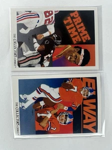 1991 Upper Deck The Collector's Choice John Elway #75 / Deion Sanders #85 NM - Picture 1 of 2