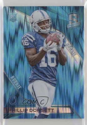 2015 Panini Spectra Rookies Neon Blue Prizm /49 Phillip Dorsett #126 Rookie RC - Image 1 of 2