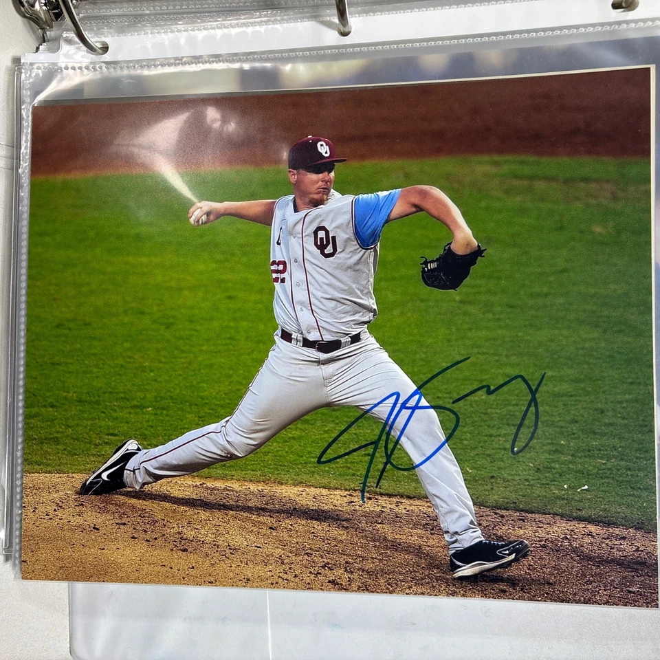 Jon Gray Signed 8x10 Photo Baseball  Foto 1 de 1