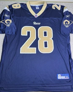 Marshall Faulk St Louis Los Angeles LA Rams Reebok NFL Trikot Blau • Herren XL - Bild 1 von 8