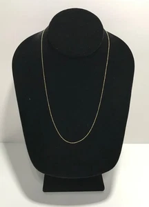 Massive zierliche Kette Halskette 10 Karat Gelbgold 18,25 Zoll - Bild 1 von 10