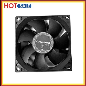 Silent Fan for Computer Cases Chassis Cooling Fan Hydraulic Bearing (8cm) - Afbeelding 1 van 10