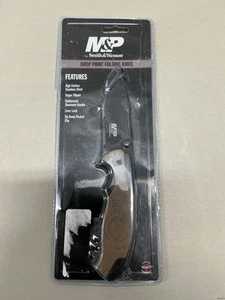 Cuchillo plegable Smith and Wesson Drop Point - Imagen 1 de 2