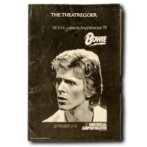 David Bowie concert program / Universal Amphitheater 1974 Diamond Dogs Tour - Picture 1 of 1