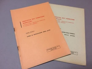 OFFICINE MACCAFERRI BOLOGNA  BONIFICA DEI TERRITORI MONTANI TECNICA ANNO 1959 - Foto 1 di 8