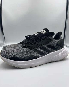 adidas Duramo 9 Core Black White Athletic Shoes Men's Size 13 - Picture 1 of 7