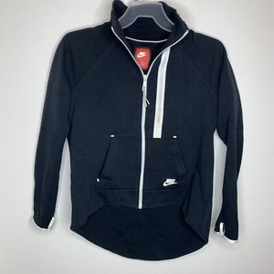 Nike Jacke Mantel Damen L schwarz/weiß Full Zip - Bild 1 von 5