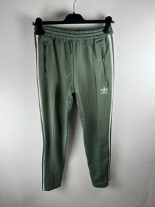 Adidas Pantaloni Tuta TrackPants Trousers Verde Bianco Taglia XS Uomo Men - Foto 1 di 9