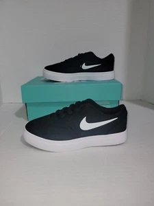 Scarpe casual Nike SB CHECK CNVS PS nere bianche bambini 11C prescolare 905371-003 - Foto 1 di 9