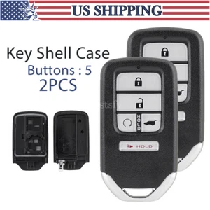 2 para Honda CR-V 2017 2018 2019 2020 Smart Remote Key Shell Case Llavero 5 botones - Imagen 1 de 10