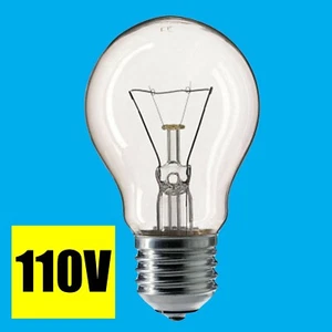 10x 100W 110V Light Bulb Clear GLS ES E27 Construction Site Festoon Outside Lamp - Picture 1 of 1