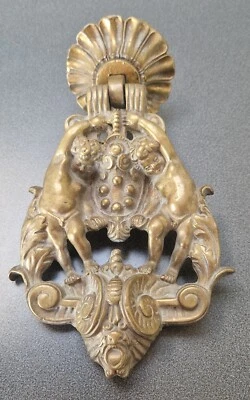 HEURTOIR DE PORTE EN CUIVRE FIN XIXème - Photo 1/4