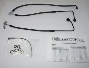 Harley-Davidson Black Lower ABS Brake Line Kit 91500014 - Bild 1 von 7