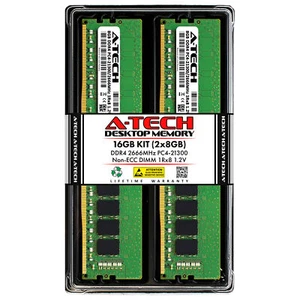 16GB Kit 2x 8GB DDR4-2666 Kingston HyperX HX426C16FB3K2/16 Equivalent Memory RAM - Picture 1 of 2