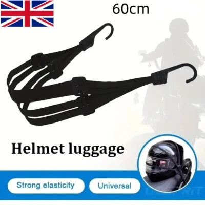 60cm Buckle Rope Strap Nylon Hook Highly Elastic Luggage Holder Binding Cord Car - Image 1 of 4