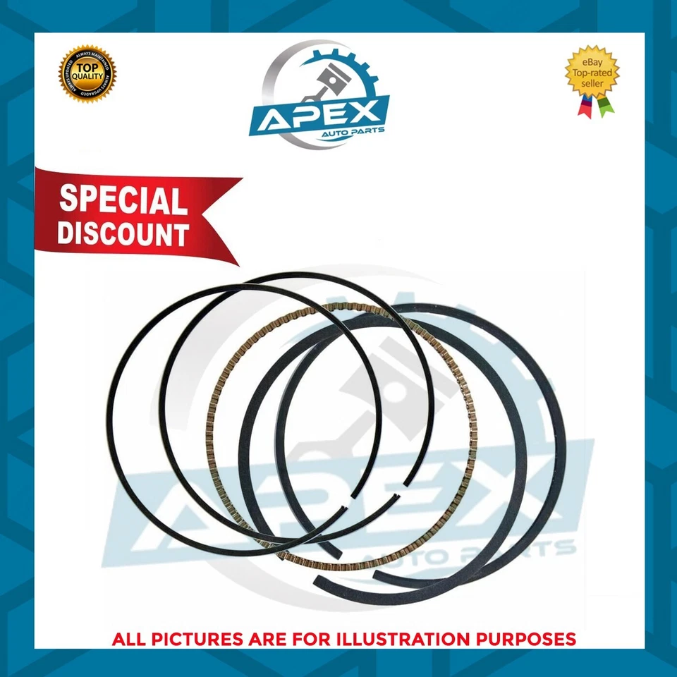 VW TRANSPORTER 2.0 TDI CXGA CAAA CXGB CAAB CAAC CFCA 2015 ON PISTON RINGS STD X4 - Image 1 of 1