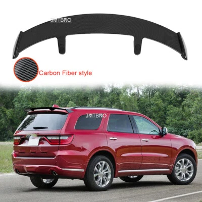 52"Car SUV Tronco Traseiro Spoiler Cauda Asa de Corrida Para Dodge Durango Fibra de Carbono - Imagem 1 de 4