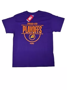 NBA Phoenix Suns 2023 Playoffs T-Shirt Purple Mens Size L Short Sleeve New NWT - Picture 1 of 7