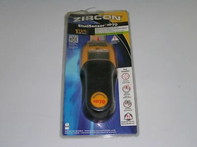 Zircon StudSensor HD70 Stud Finder 1 1/2” Wire Detection - Image 1 of 2