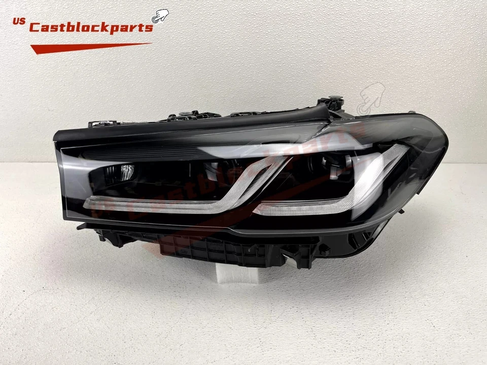 Faro izquierdo LED BMW SERIE 5 G30 540i 530i 2021-2023 adaptable OEM NEGRO usado Foto 1 de 4