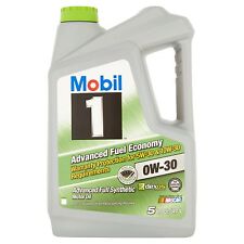 Mobil 1 0W-30 Advanced Fuel Economy Full Synthetic Motor Oil, 5 qt.