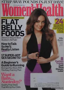 MILA KUNIS September 2009 WOMEN'S HEALTH Magazine - Picture 1 of 1