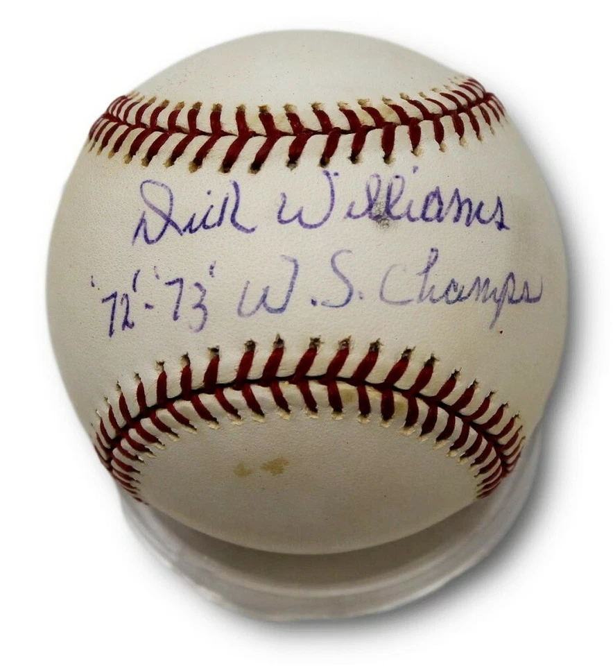 Dick Williams Signed OAL Baseball Autographed A's Red Sox PSA/DNA AG51154 b31 - Image 1 of 4