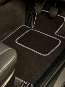 Car Mats for DAF XF105 Auto 2012 On Tailored Black Carpet Grey Trim