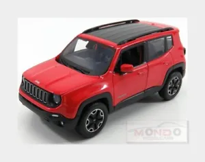 1:24 Maisto Jeep Renegade 2017 Red Black MI31282OR Model - Picture 1 of 2