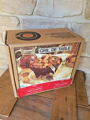 GRIL DE TABLE LE CREUSET NEUF REF.8560 GRILL VINTAGE TEPPANYAKI  - Photo 1/4