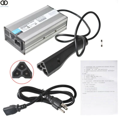 Cargador de batería 48V para carro de golf EzGo RXV 48 voltios Ez-Go RXV 617615 estilo enchufe Foto 1 de 4