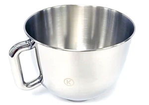 KENWOOD KMIX STAINLESS STEEL BOWL KMX75 KMX754A KMX750 KMX760A NEW Version 4 LUG - Picture 1 of 5
