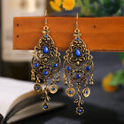 Ethnic Style 925 Silver Filled Ear Hook Drop Dangle Earrings Women Boho Jewelry