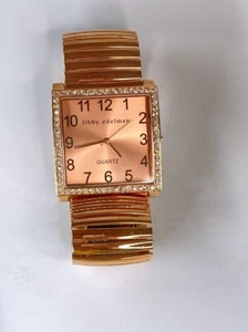 Libby Edelman Watch Rose Gold Quartz LBE04 318 Stretch Band - Bild 1 von 6